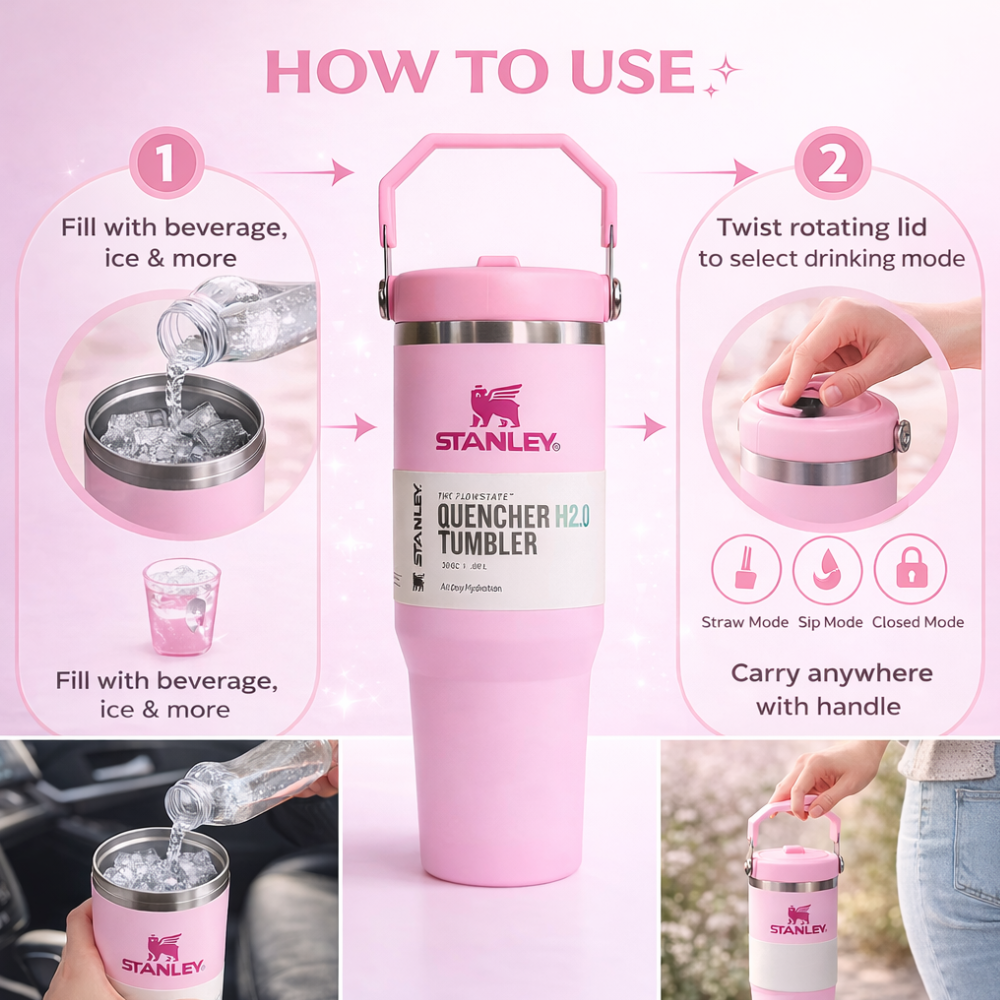 Stanley Ice Flow 2.0 Flip Straw Tumbler 1.18L