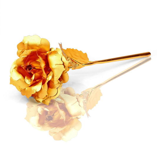 24K Golden Rose with Premium Gift Box (pack of 1 )