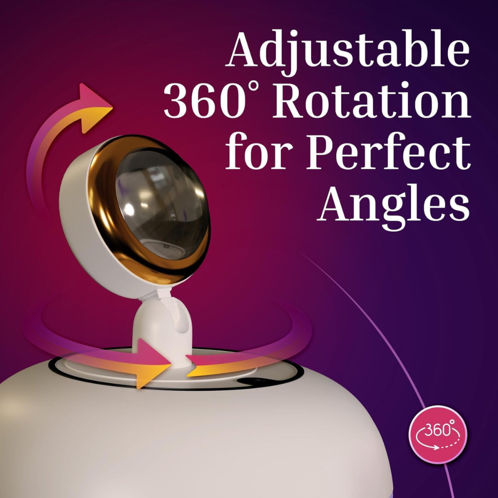 Sunset Effect Lamp with Humidifier & LED Light