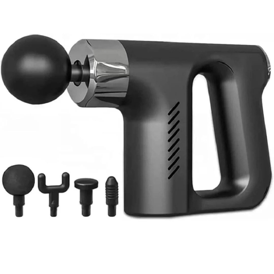 JORSOR Powerful Deep Tissue Massage Gun for Muscle Recovery – Portable Handheld Body Massager with 4 Heads, Quiet Motor, Multi-Speed Percussion Therapy for Pain Relief, Gym, Home & Office