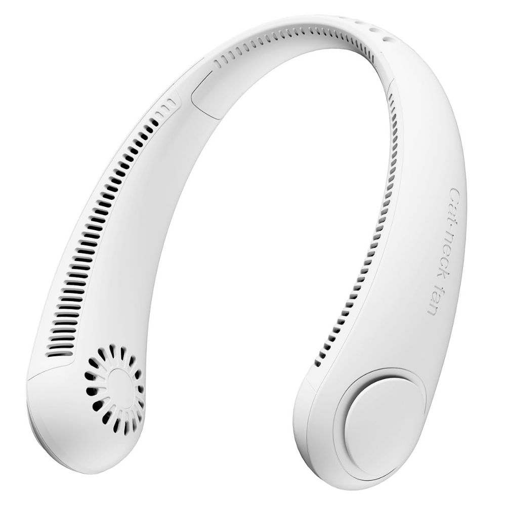 Rechargeable Bladeless Neck Fan | Portable Hands-Free Personal Cooling Fan with USB Charging for Travel, Office & Outdoor