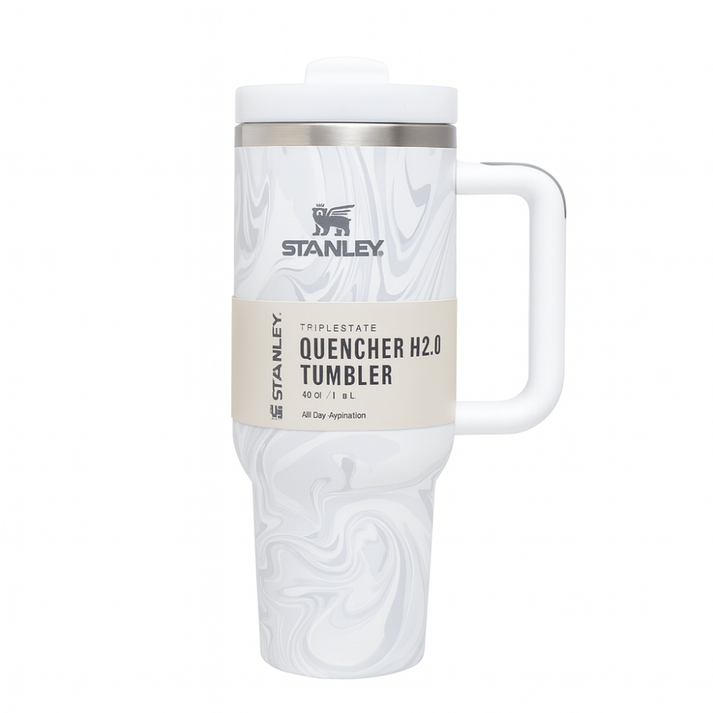Stanley Quencher H2.0 White Marble 1.18L