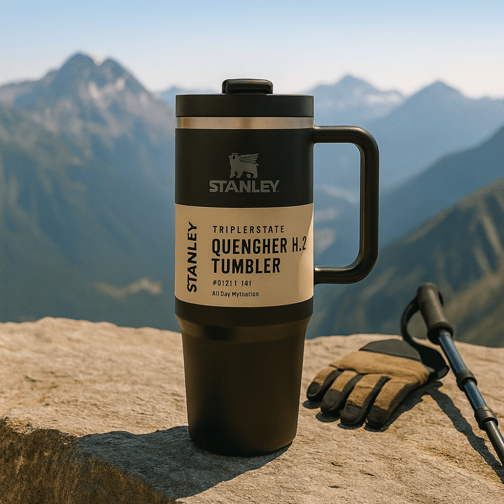 Stanley Quencher H2.0 Black Tumbler 1.18L