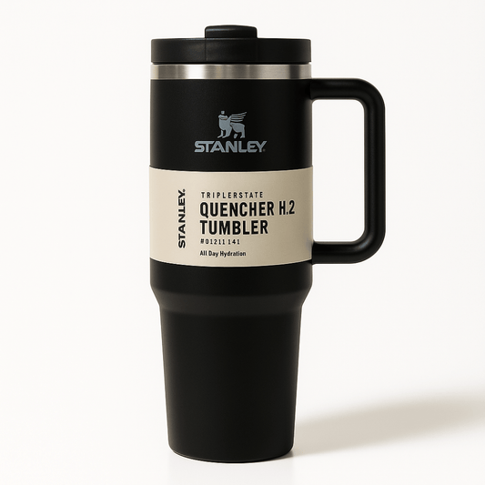 Stanley Quencher H2.0 Black Tumbler 1.18L