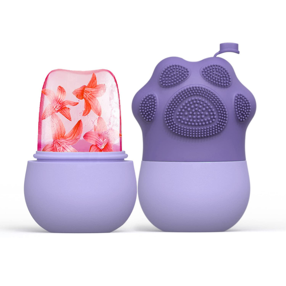 Reusable Face Ice Roller for Skin Care 110ML | Silicone Ice Mold Facial Roller for Glowing Skin, Puffiness & Acne Care