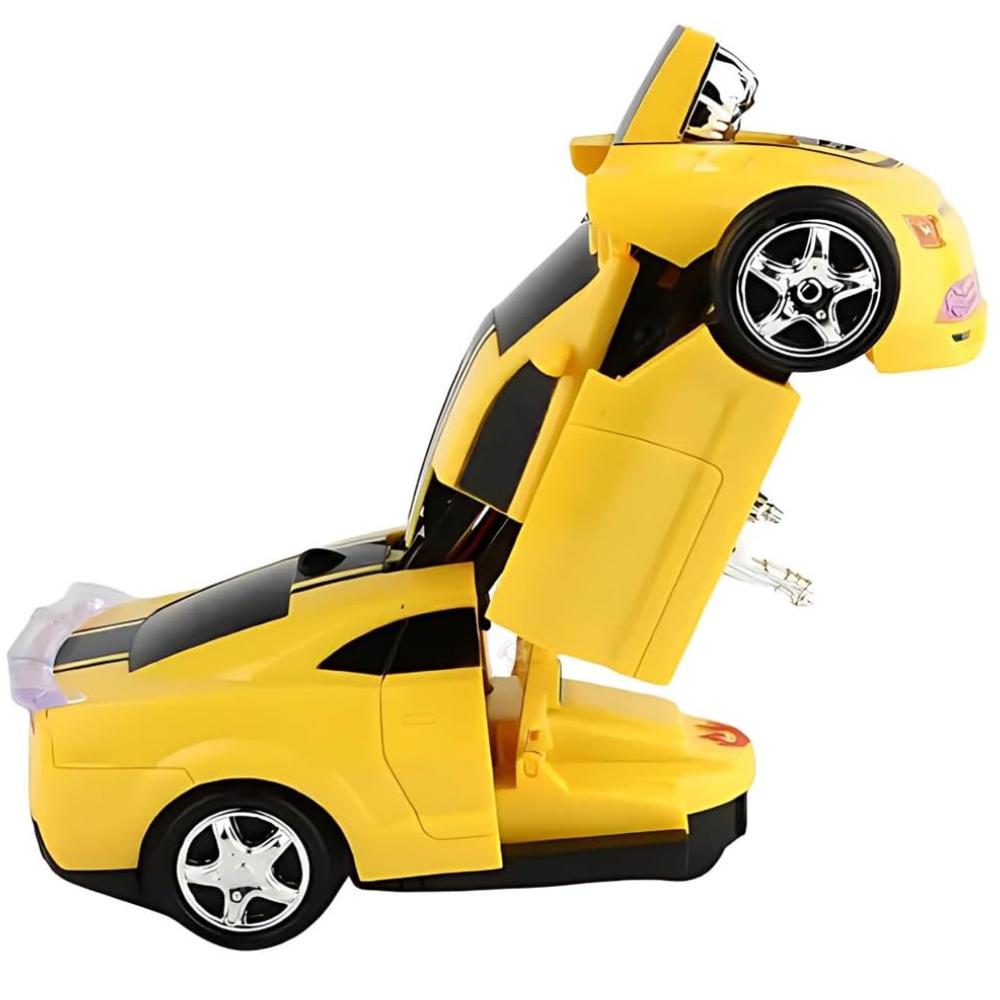 Transforming Robot Car Toy | 2 in 1 Car to Robot Convertible Toy for Kids | Automatic Transform Car Toy