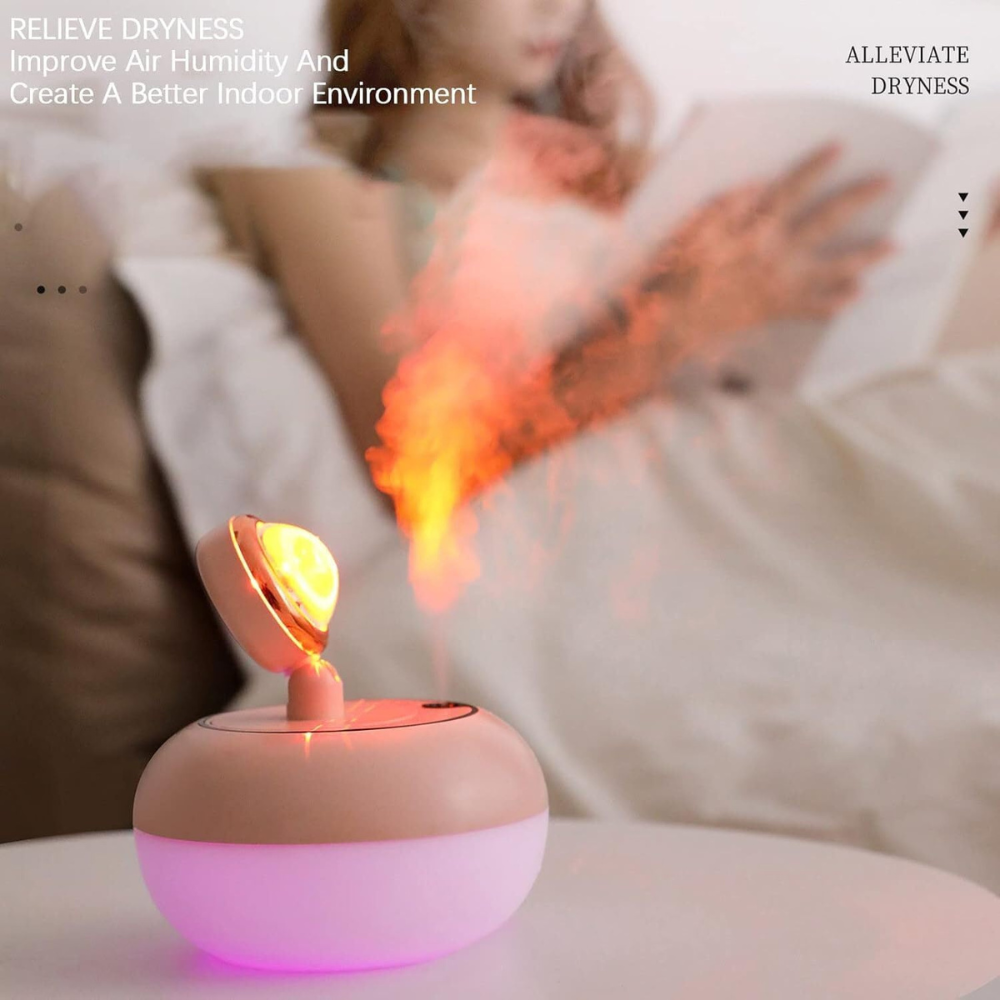 Sunset Effect Lamp with Humidifier & LED Light