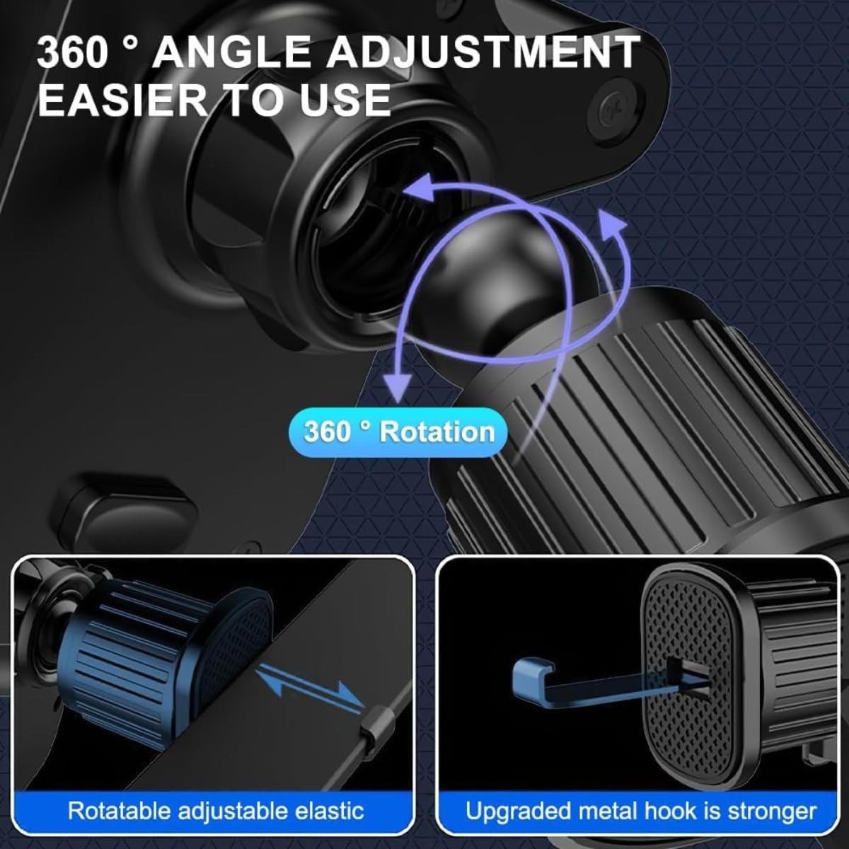 Car Air Vent Phone Holder with Gravity Auto-Lock