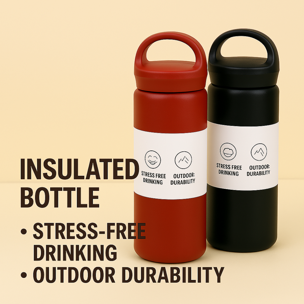 Vacuum Insulated Travel Tumbler Bottle 500ml