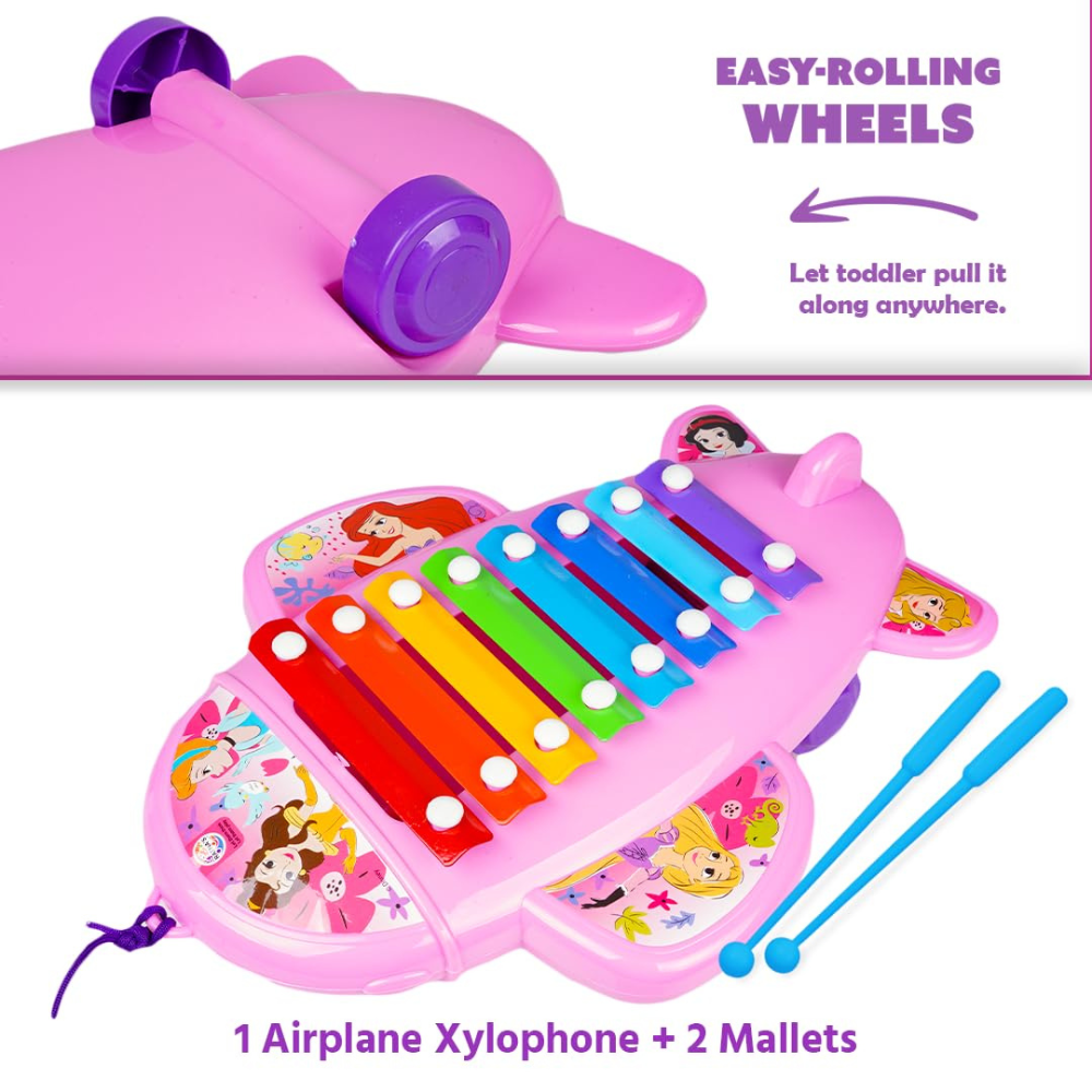 Happy Birthday Gift Set 6 in 1 for Babies – Montessori Educational Toy Combo with Xylophone, Stacking Rings, Shape Sorter, Rattle and Activity Toys for 0–36 Months