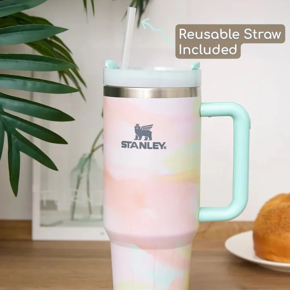 Stanley Quencher H2.0 Marble Green 1.18L