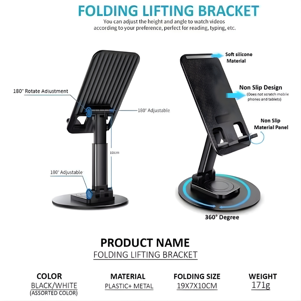 JORSOR Phone & Tablet Stand with Anti-Slip Base