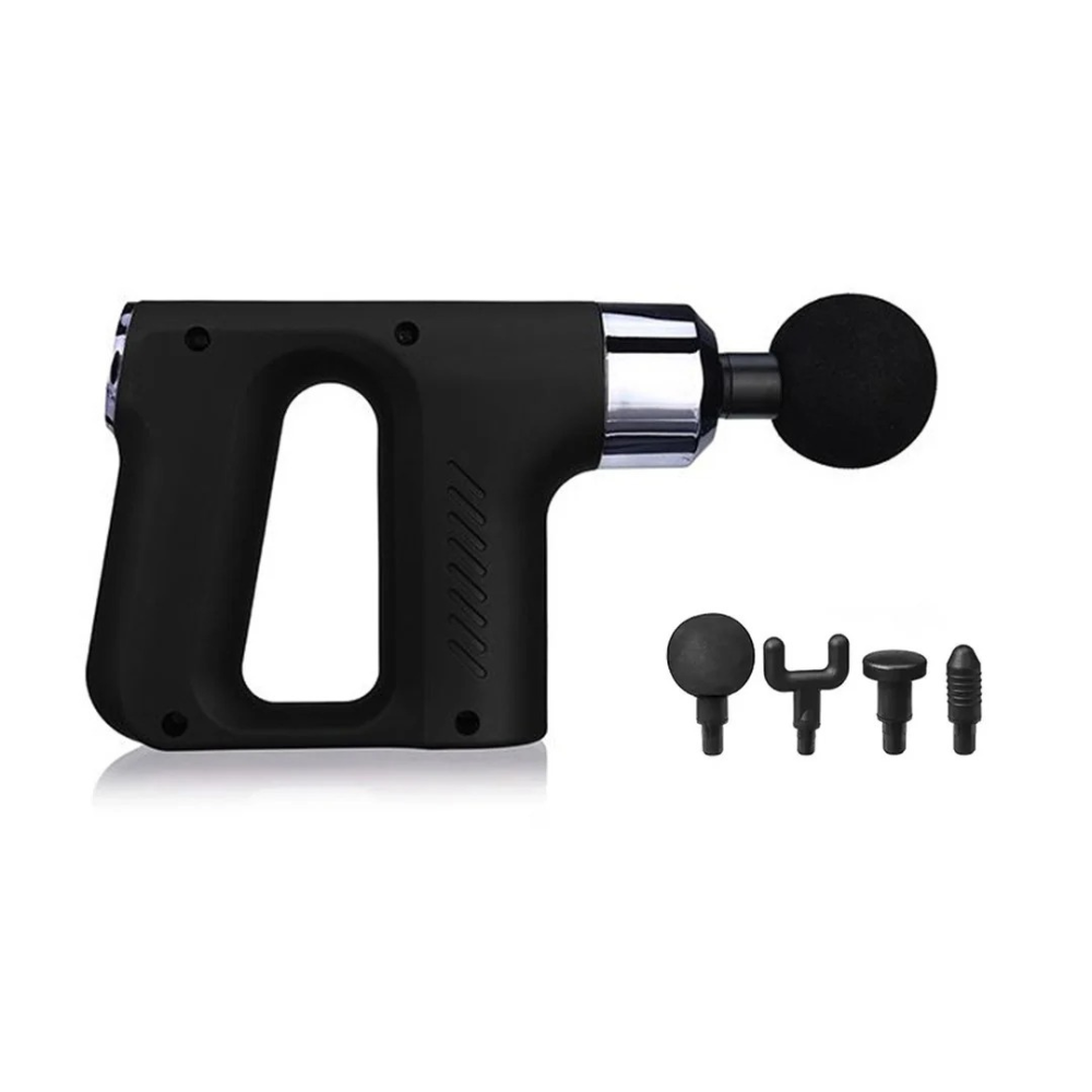 JORSOR Powerful Deep Tissue Massage Gun for Muscle Recovery – Portable Handheld Body Massager with 4 Heads, Quiet Motor, Multi-Speed Percussion Therapy for Pain Relief, Gym, Home & Office