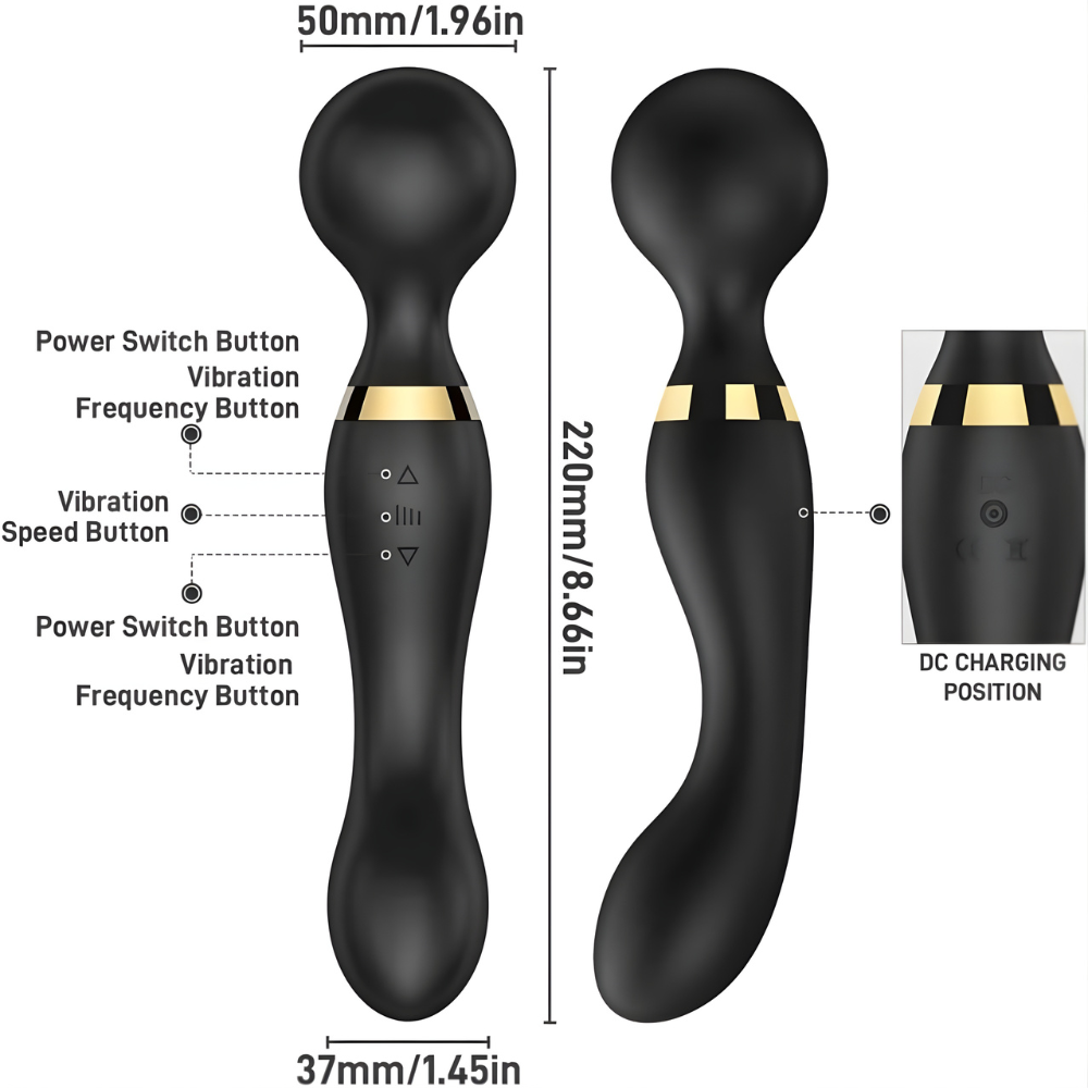 Double side vibrate massager (pack of 1)