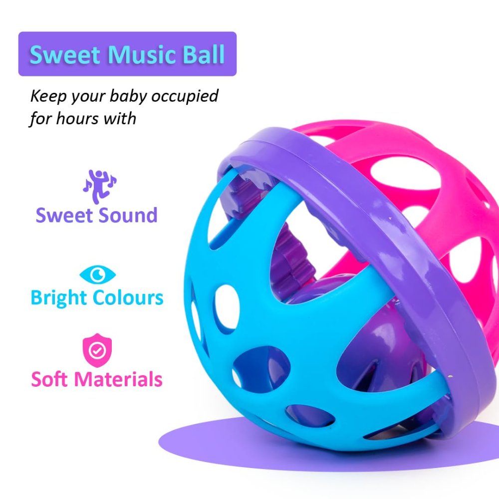 Happy Birthday Gift Set 6 in 1 for Babies – Montessori Educational Toy Combo with Xylophone, Stacking Rings, Shape Sorter, Rattle and Activity Toys for 0–36 Months