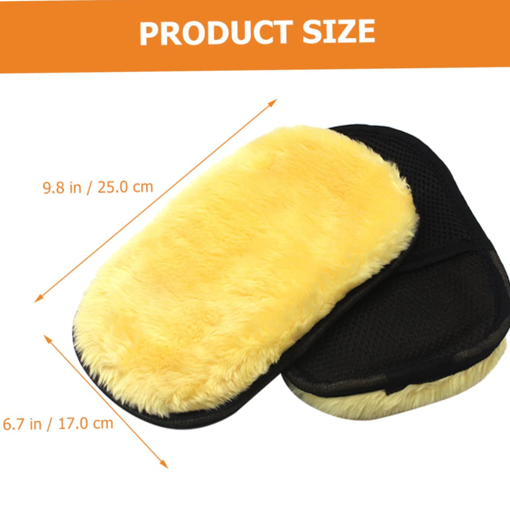 Car Cleaning Duster Gloves | Microfiber Car Dusting Mitt for Interior, Dashboard & Detailing