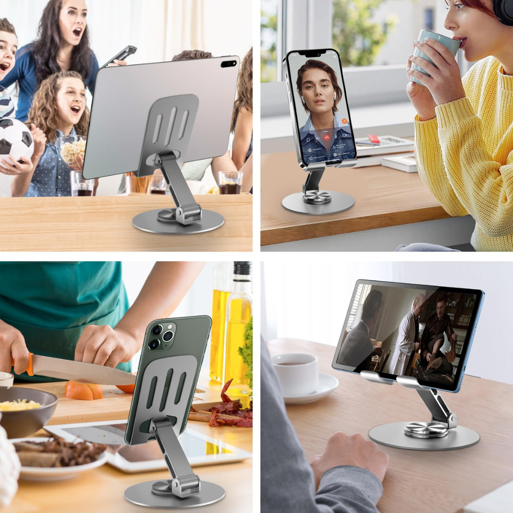 Premium Adjustable Metal Phone & Tablet Desk Stand