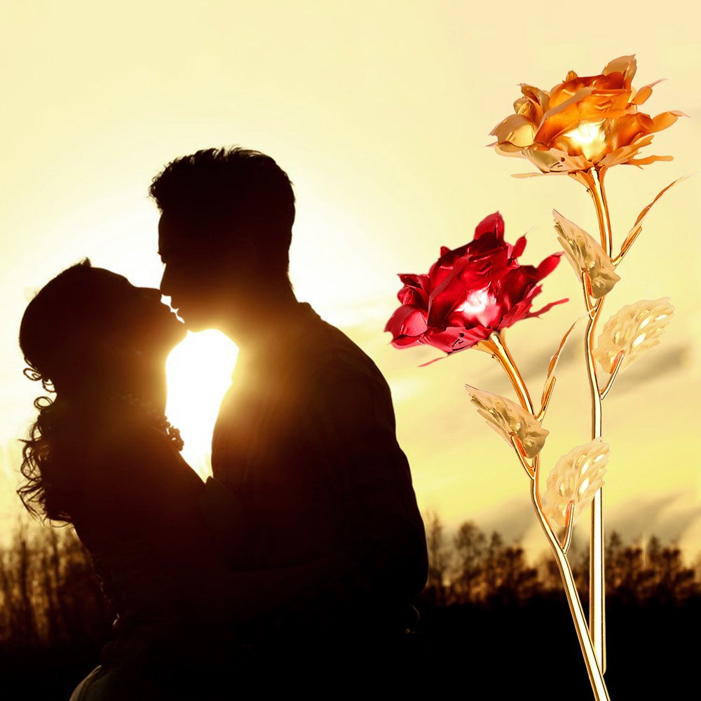 24K Golden Rose with Premium Gift Box (pack of 1 )