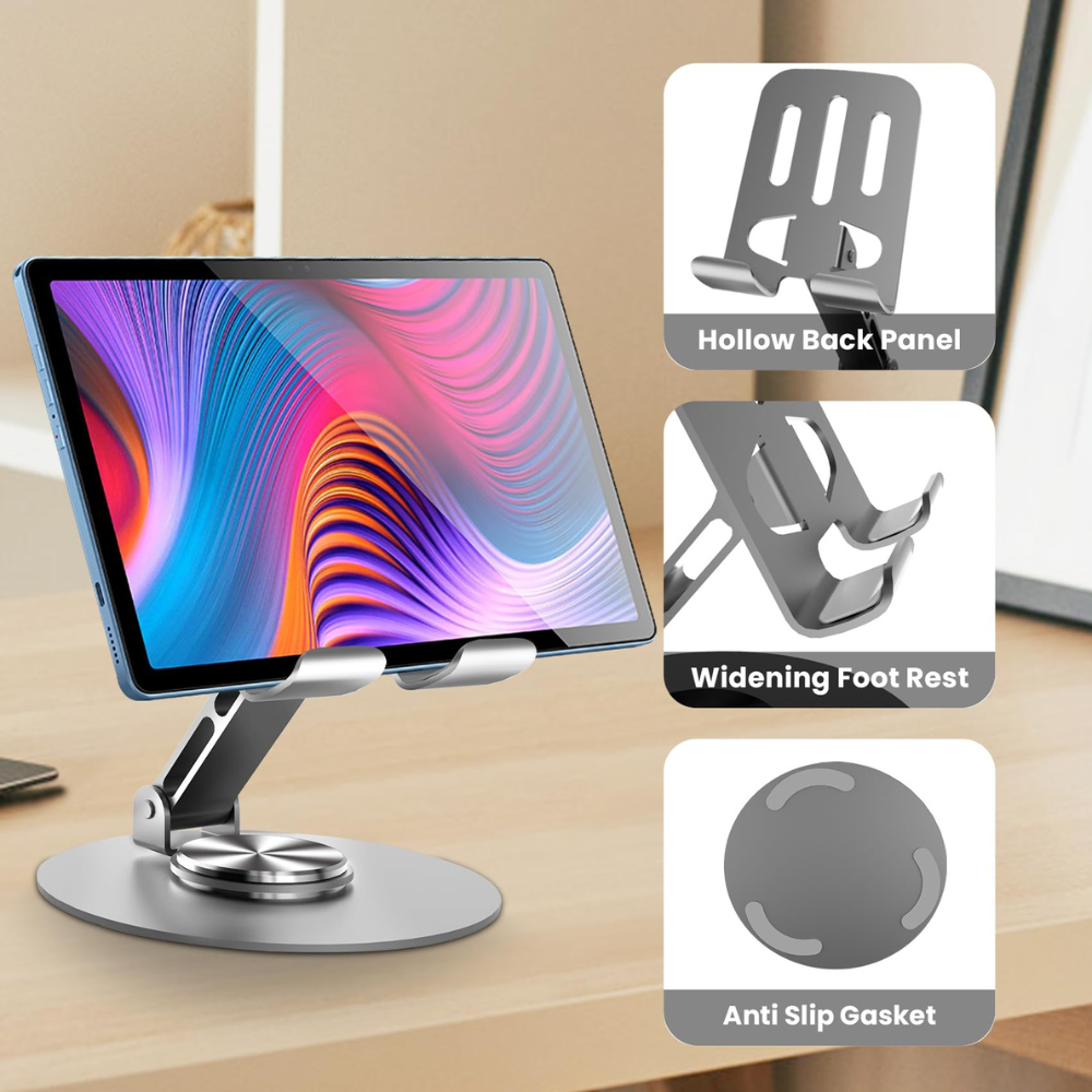 Premium Adjustable Metal Phone & Tablet Desk Stand
