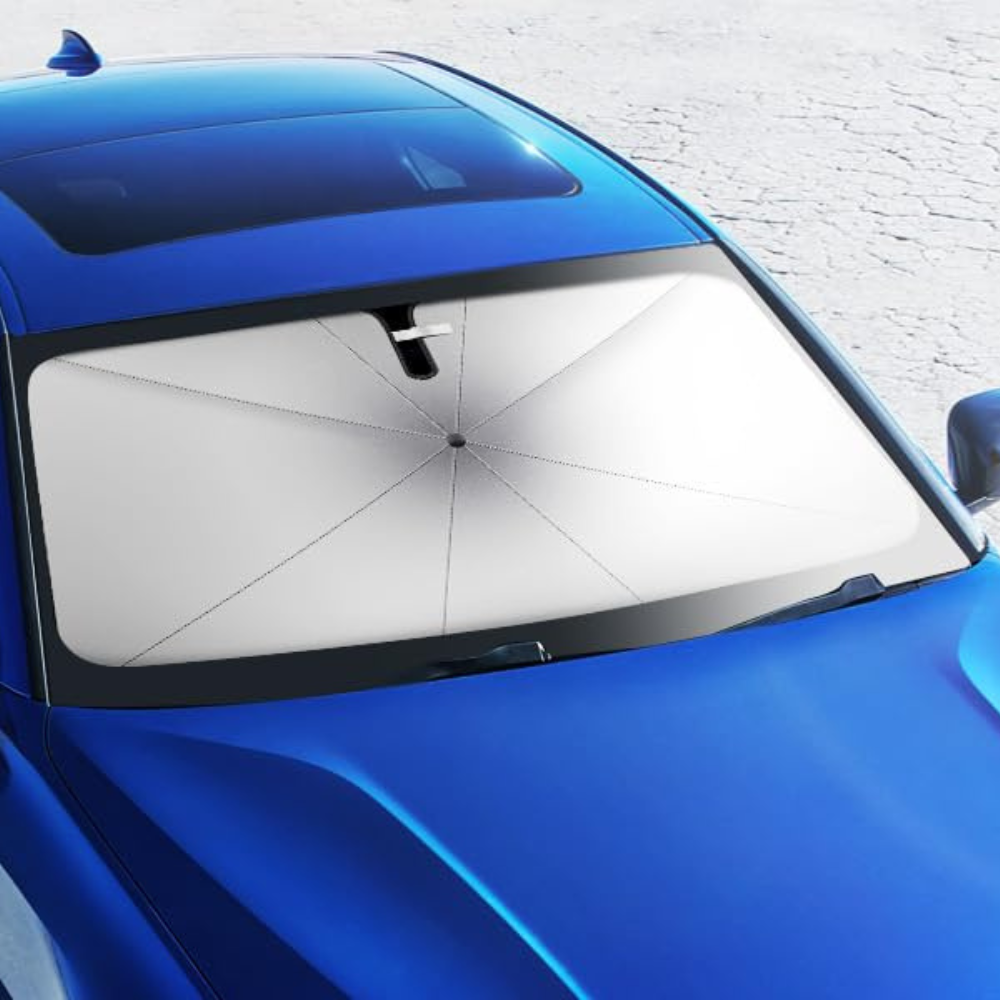 Car Windshield Sunshade Umbrella | Foldable Car Sun Protection Cover for UV Heat Blocking & Interior Protection