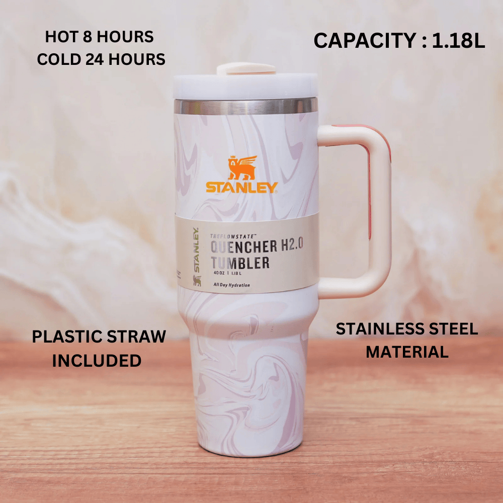 Stanley Quencher H2.0 Marble Pink Accent 1.18L