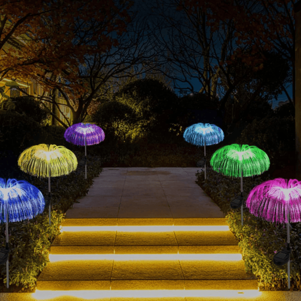 Solar Jellyfish LED Lights – 2 Pack