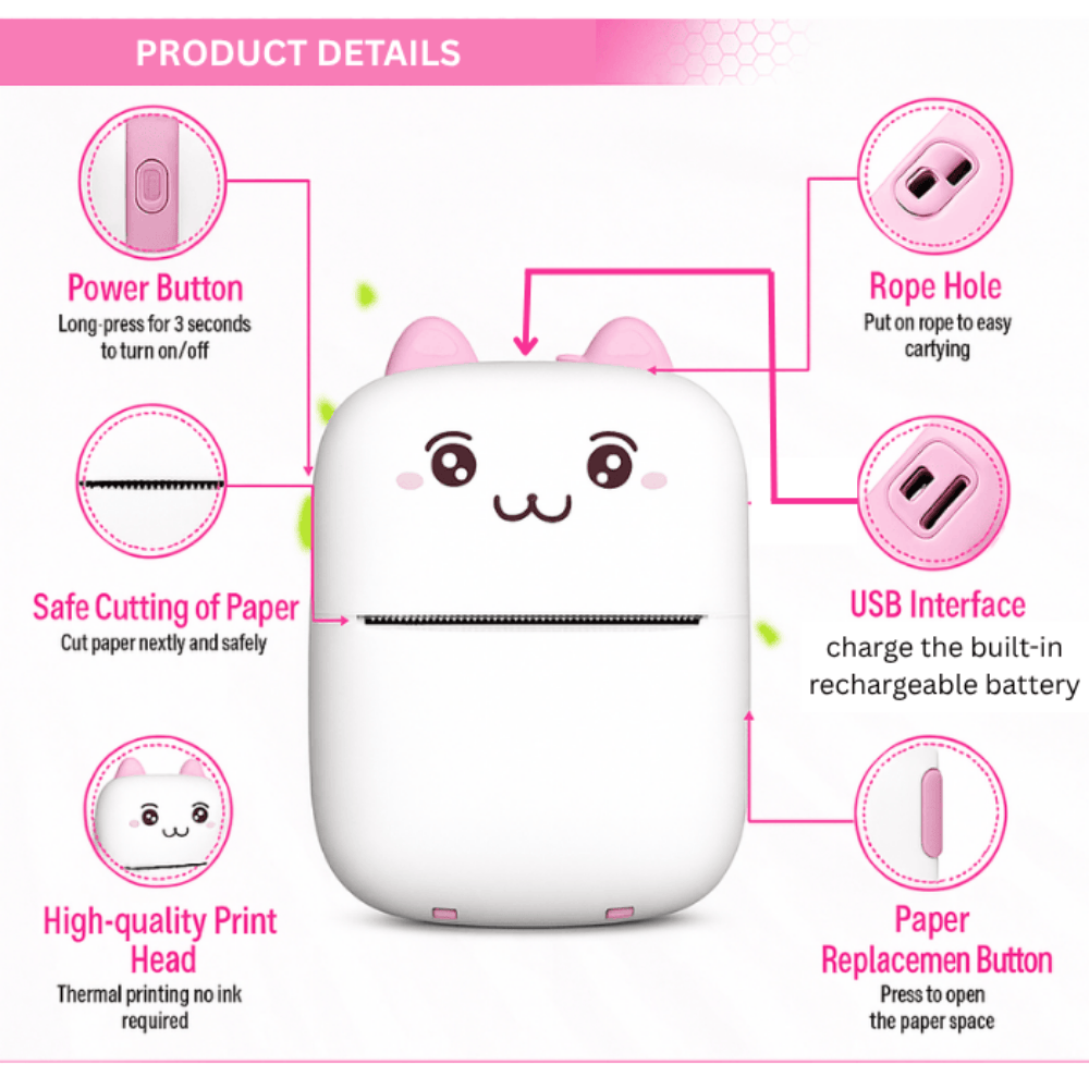 Mini Wireless Thermal Printer