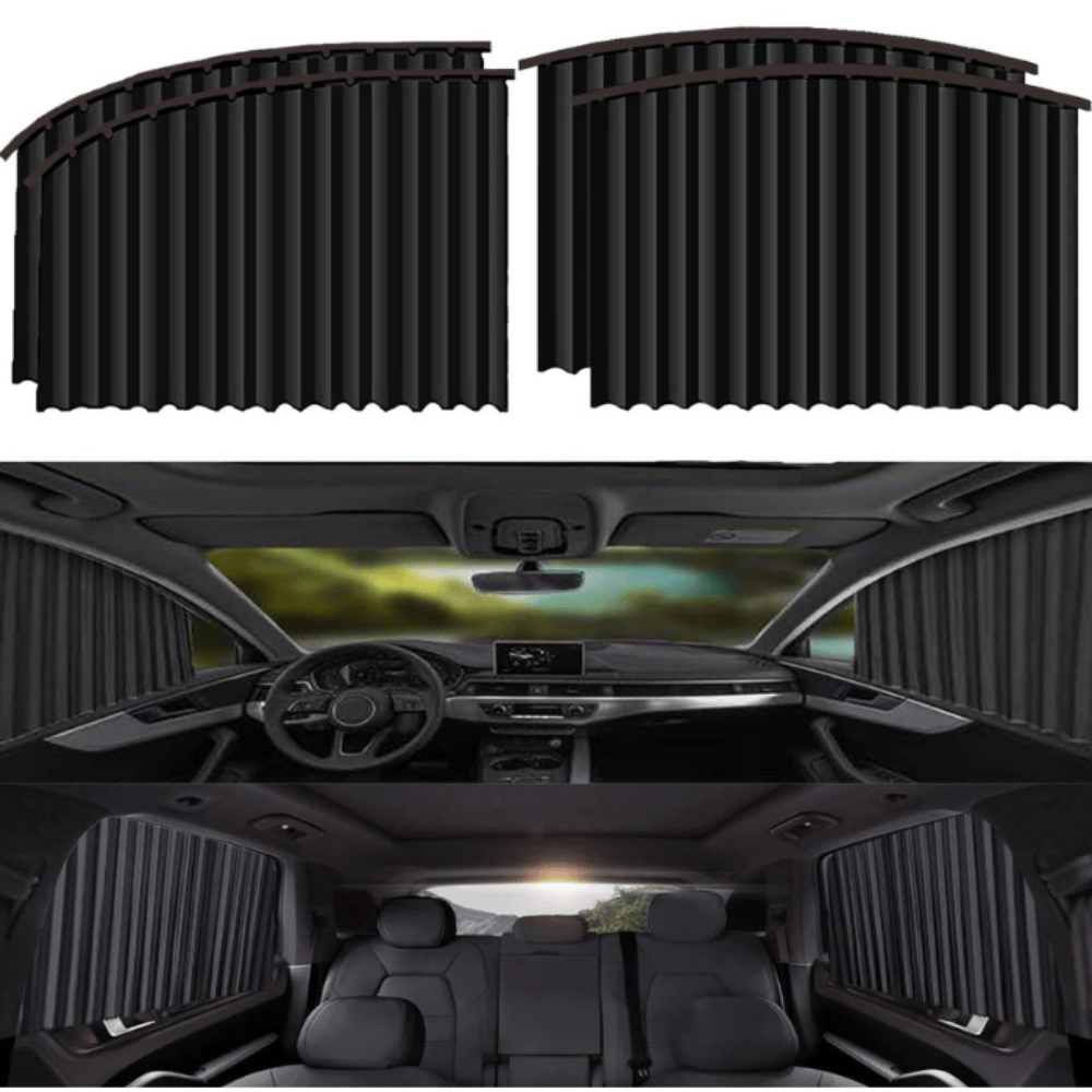 Car Sunshade Curtains (4-Piece Set)