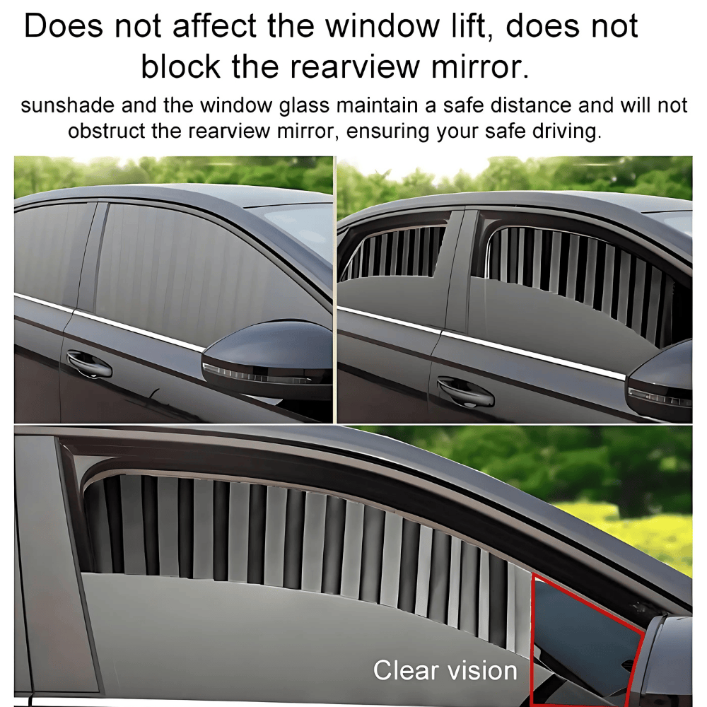 Car Sunshade Curtains (4-Piece Set)