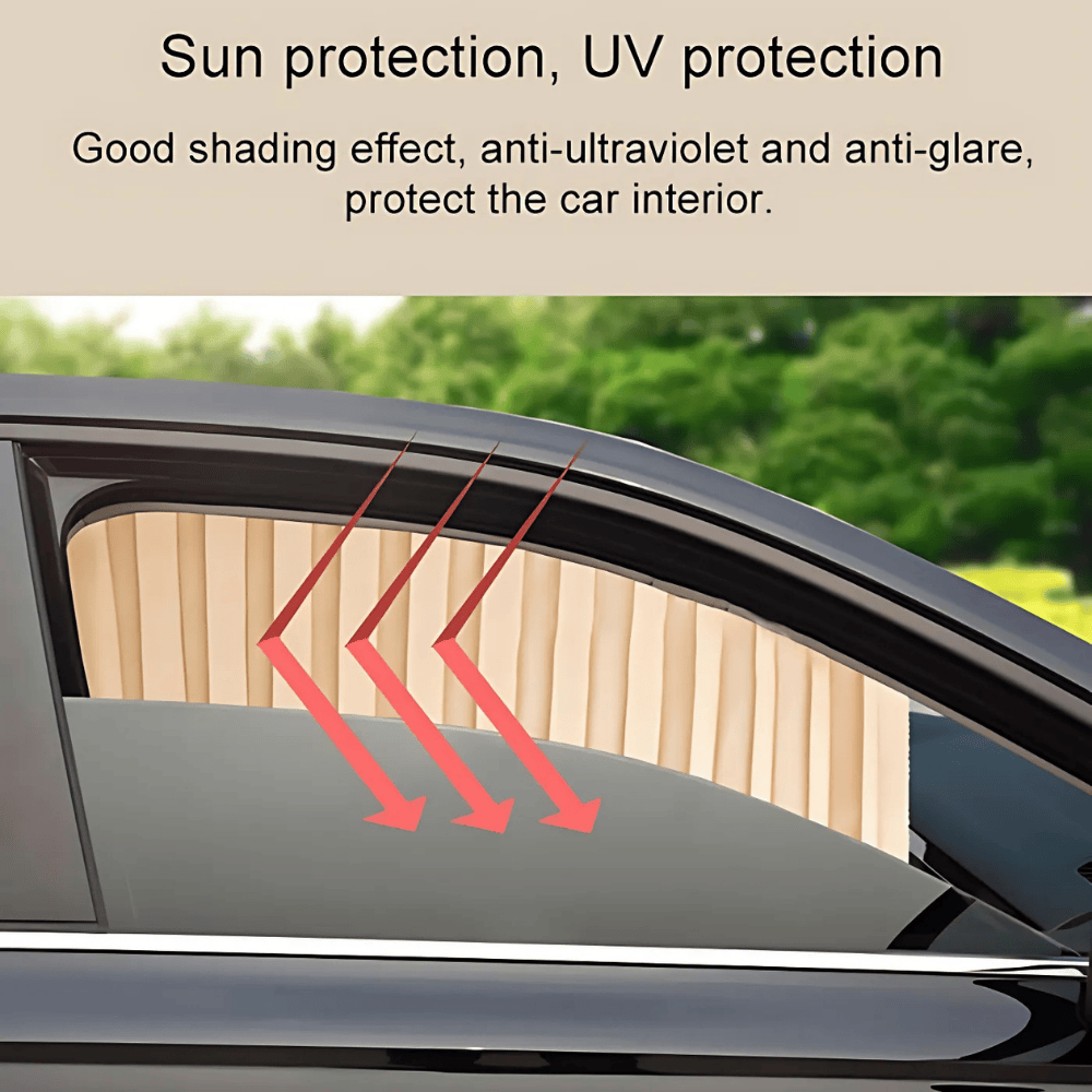 Car Sunshade Curtains (4-Piece Set)