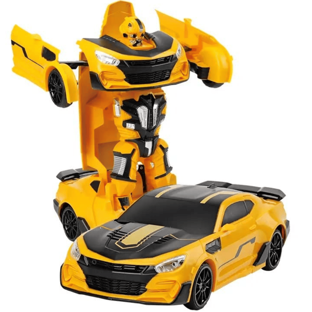 Transforming Robot Car Toy – 2-in-1 Electric Convertible Car to Robot with Lights, Sound & Universal Movement (Battery Operated)