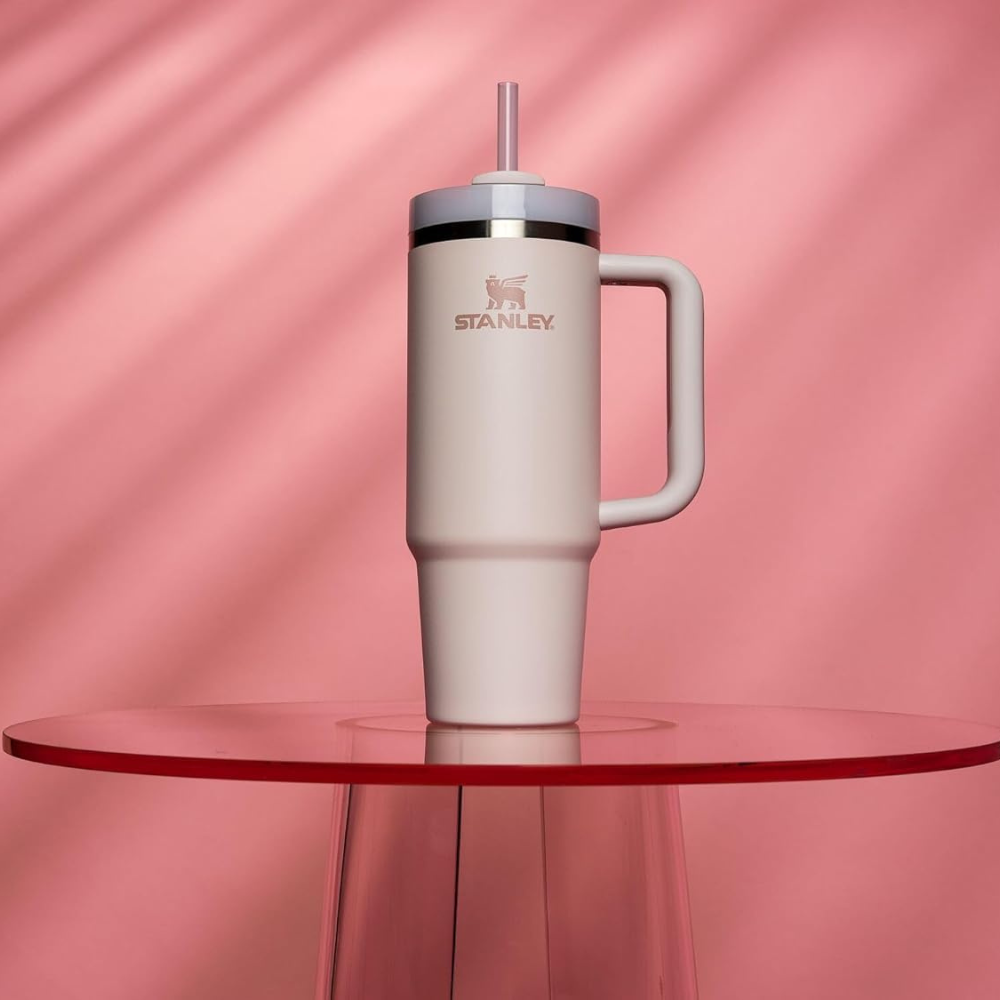 Stanley Quencher H2.0 1.18L – Soft Blush pink Insulated Tumbler with Handle & Straw | Double-Wall Stainless Steel Travel Mug