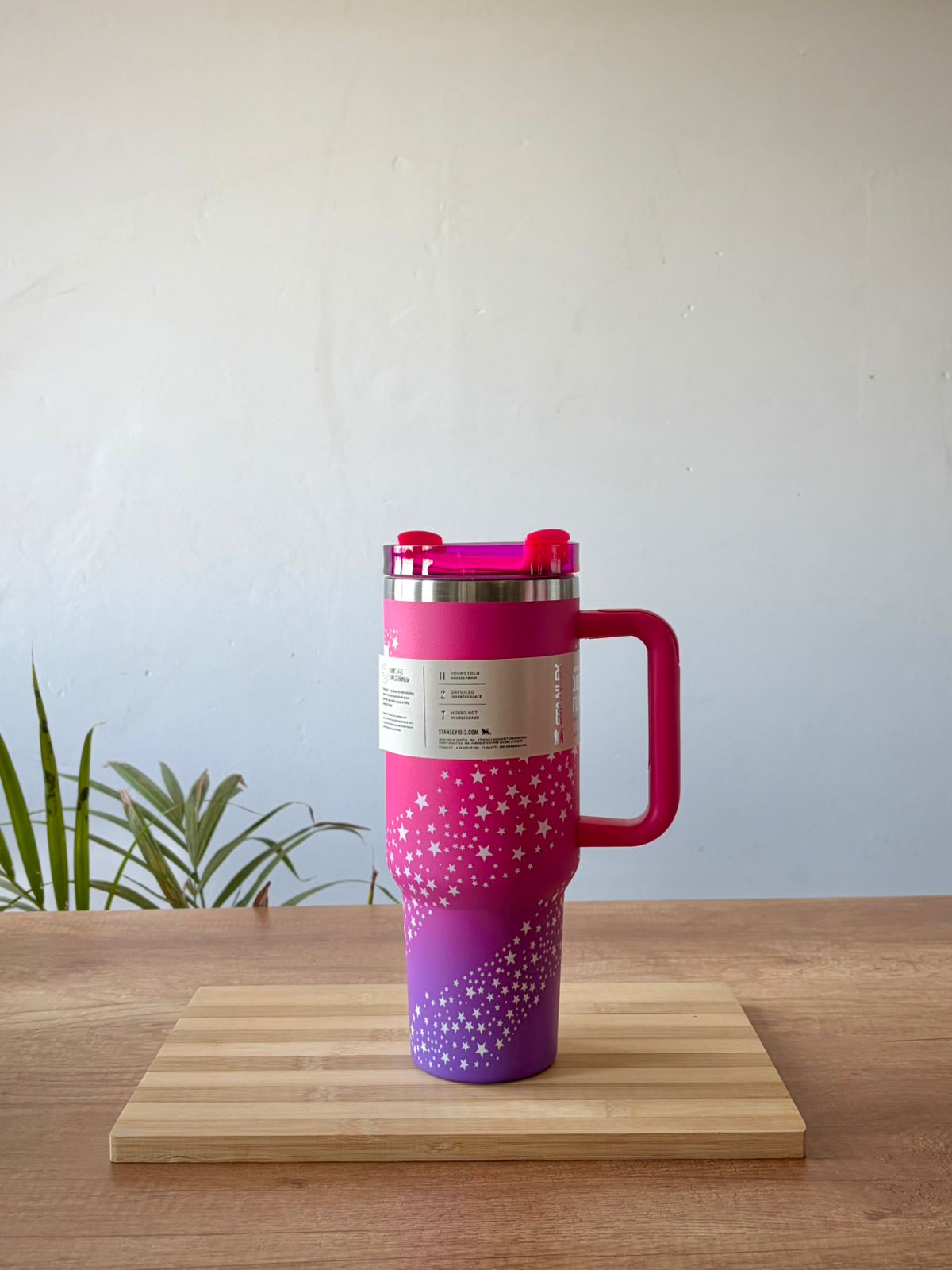 Pink Purple Star Gradient Insulated Stanley Tumbler 1.18L